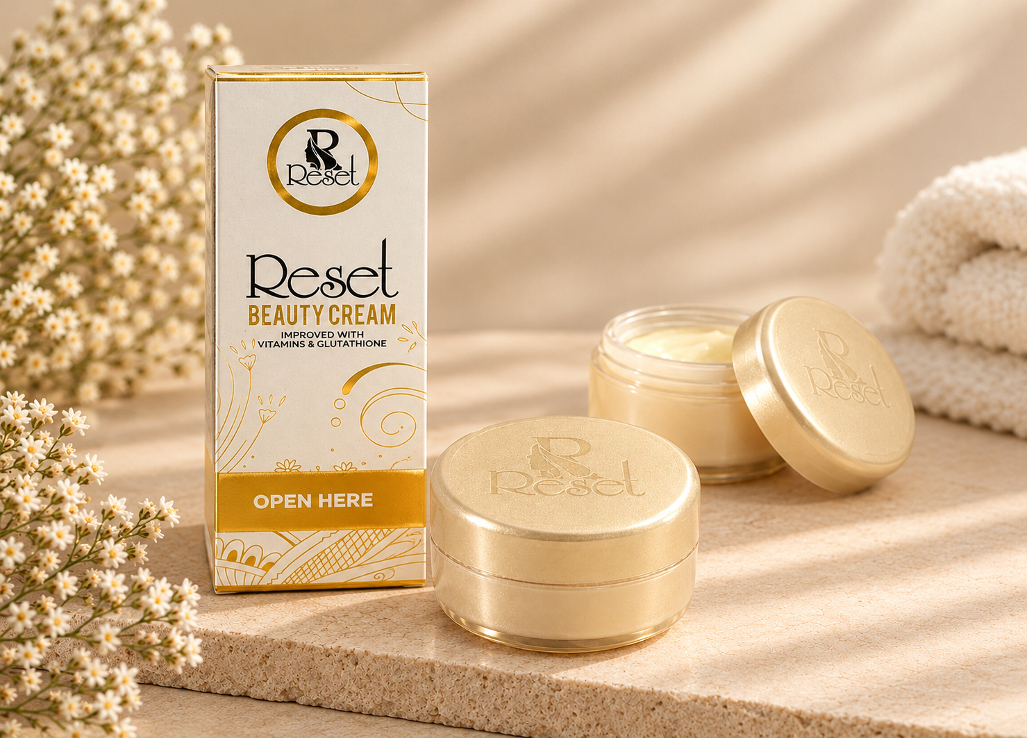 Reset Beauty Cream packaging