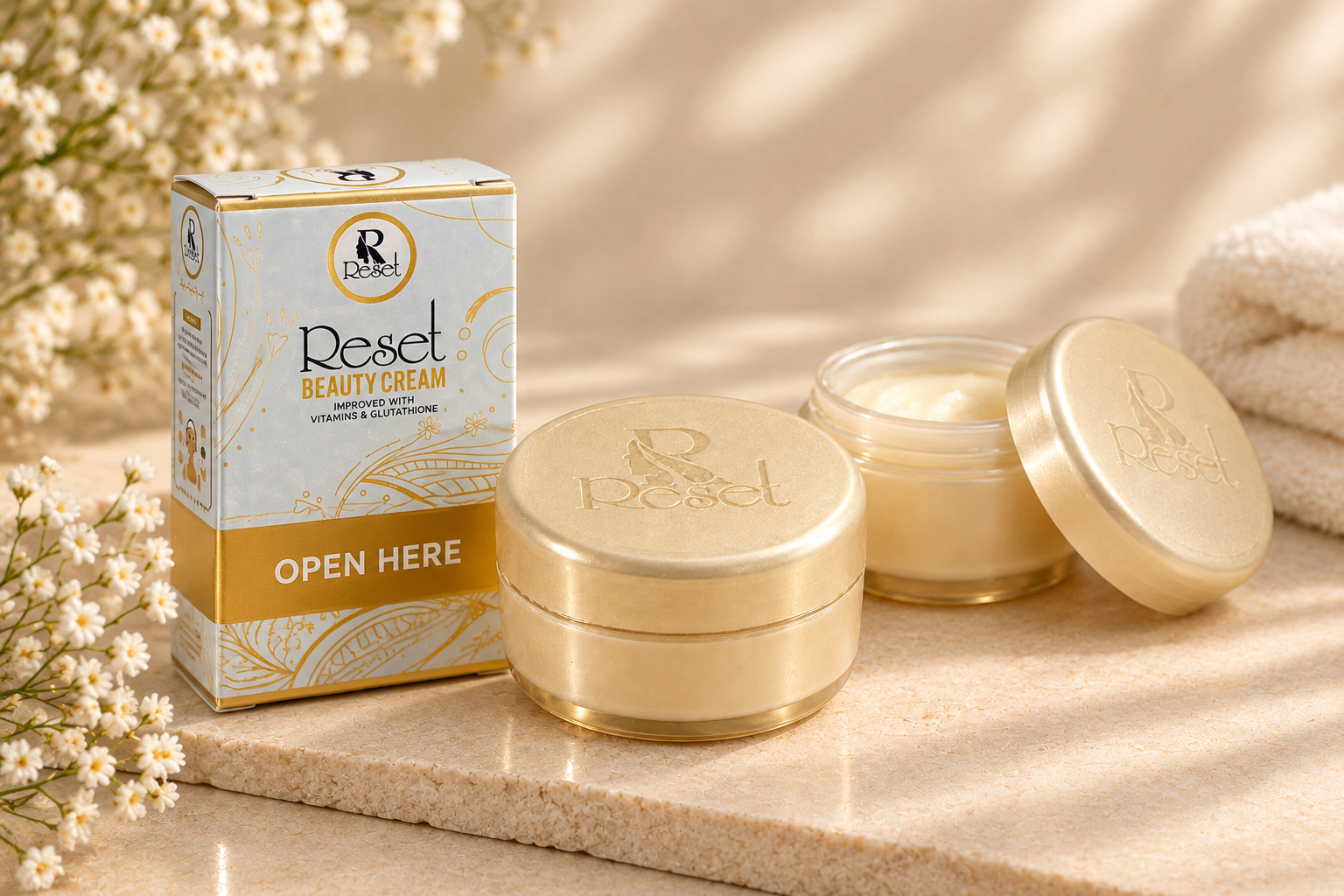 Reset Beauty Cream Packaging